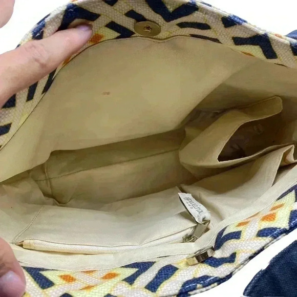 Spartina 449 Lux linen square tote bag, casual elegance - Picture 3 of 10